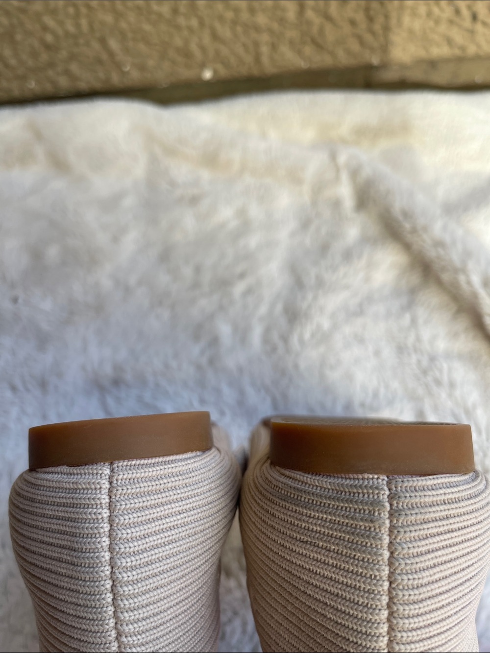 Vivaia Margot Mary-Jane Square Toe Ballet Flats in Cream Size 39.5 - Picture 9 of 11
